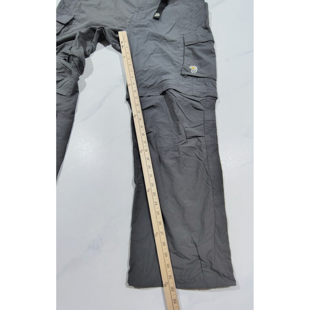 Mountain Hardwear Pants Convertible Mens Large Belted Hiking Zip Off Cargo - Picture 10 of 11